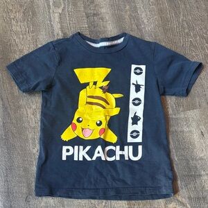 adidas Navy Blue Pikachu Kids T-Shirt
